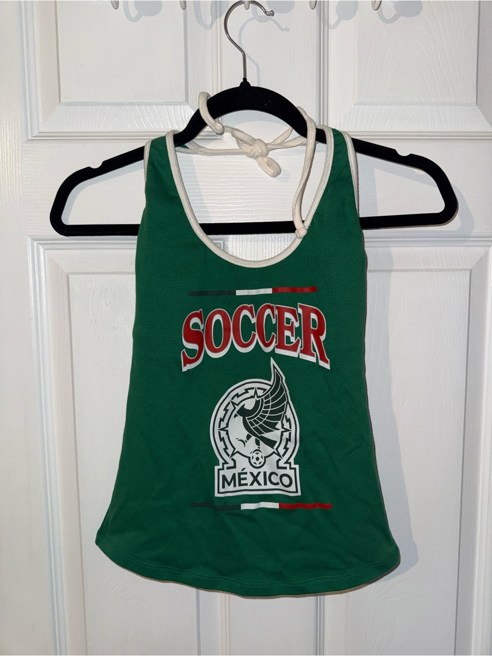 FIFA Mexico Women’s Halter Top NWT Size XS Graphic Green Soccer Futbol New